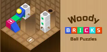 ウッディーボール パズルゲーム （Woody Bricks and Ball Puzzles）