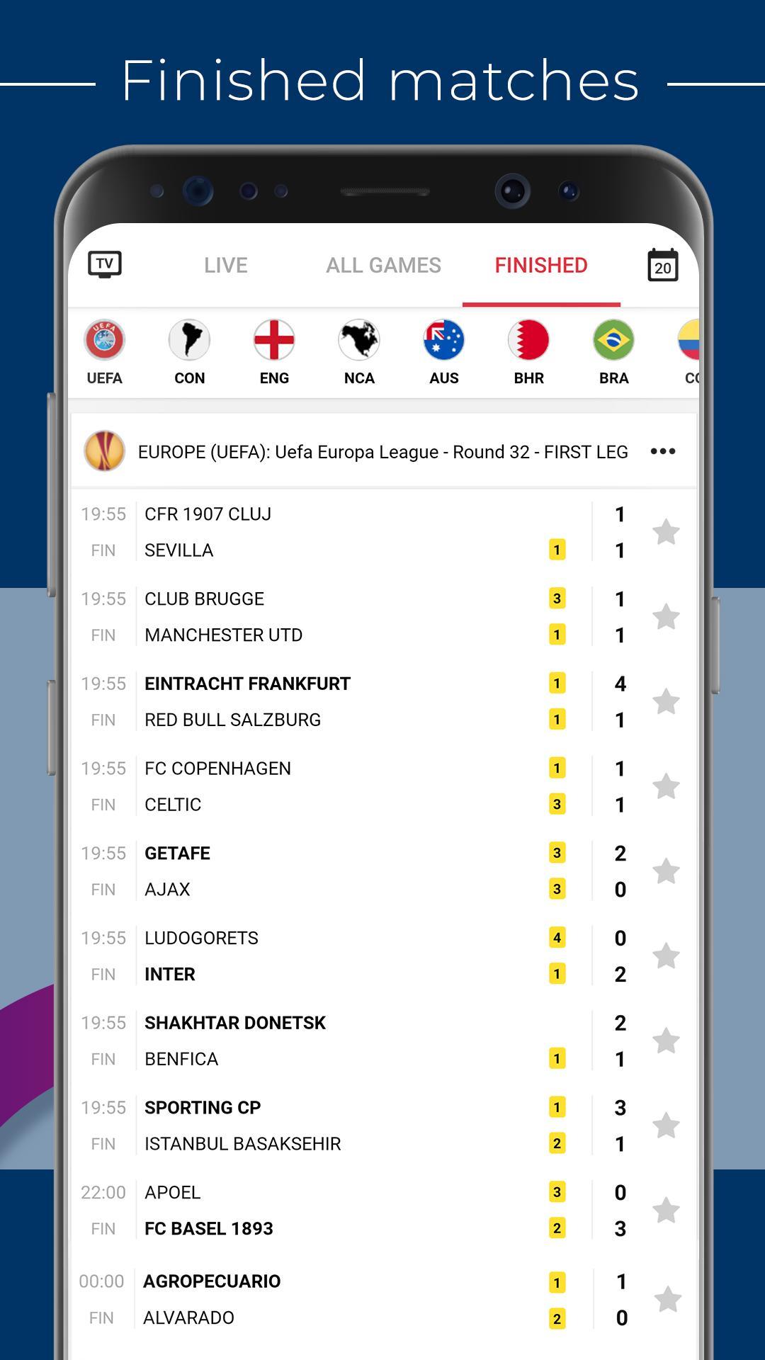 XScores: livescores and standi APK for Android Download