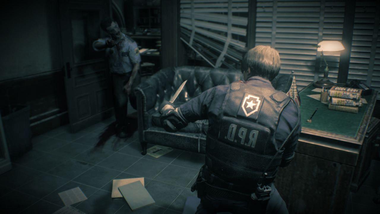 Стол леона resident evil 2 remake