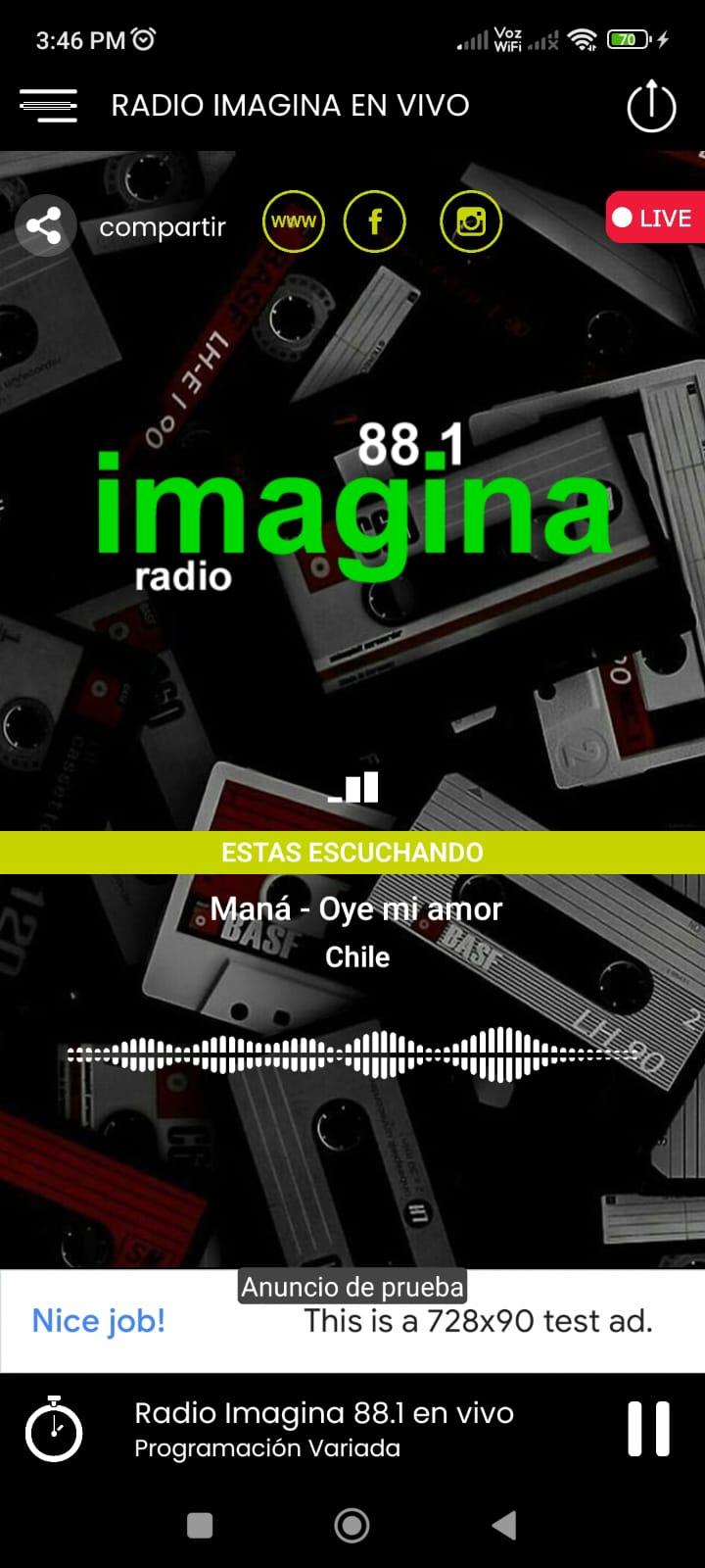 Radio Imagina en vivo 88.1 APK for Android Download