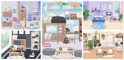 Toca Boca Aesthetic Room Ideas ảnh chụp màn hình 1