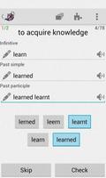 Irregular verbs screenshot 1