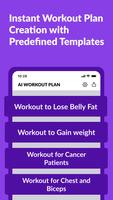 AI Workout Plan Generator ảnh chụp màn hình 1