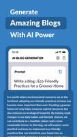 AI Blog Post Generator syot layar 1