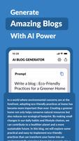 AI Blog Post Generator capture d'écran 1