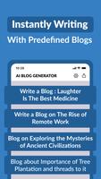 AI Blog Post Generator ảnh chụp màn hình 2