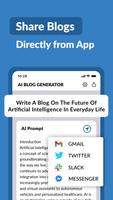 AI Blog Post Generator ảnh chụp màn hình 3