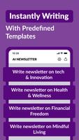 AI Newsletter Generator-Writer ảnh chụp màn hình 1