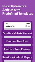 AI Plagiarism Remover ภาพหน้าจอ 2