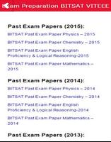 BITSAT 2020 VITEEE 2020 Exam Preparation capture d'écran 1