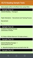 2 Schermata IELTS Sample Tests