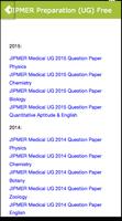 Medical UG Prep (JIPMER AIIMS) تصوير الشاشة 1