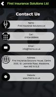 2 Schermata First Insurance Solutions Ltd