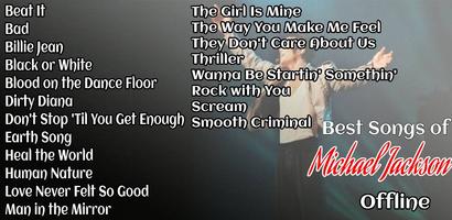 Songs of Michael Jackson Offline تصوير الشاشة 1