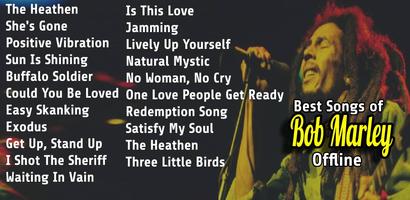 Songs of Bob Marley Offline capture d'écran 1