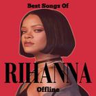 Best Songs Of Rihanna Offline icône