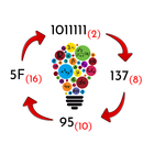 Binary Hexadecimal and Octal biểu tượng