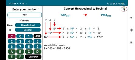 Binary Hexadecimal and Octal capture d'écran 1
