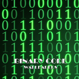 Binärcode-Hintergrundbild Zeichen