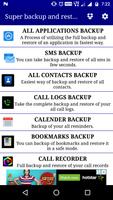 Super backup and restore ポスター