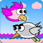 Bird Pink VS Gulls icône