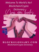 BlockGlossary: Blockchain/Crypto Dictionary App poster