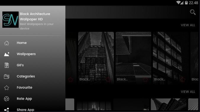 Android 用の 黒の建築の壁紙のhd Apk をダウンロード