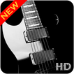 Fond d'écran guitare noire HD