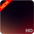 Fond d'écran dégradé noir HD icône