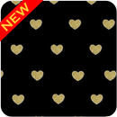 Fond d'écran noir coeur HD APK