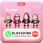 BlackPink Call Me - BlackPink Fake Video Call アイコン