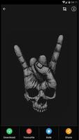 Black Skull Wallpaper ภาพหน้าจอ 2