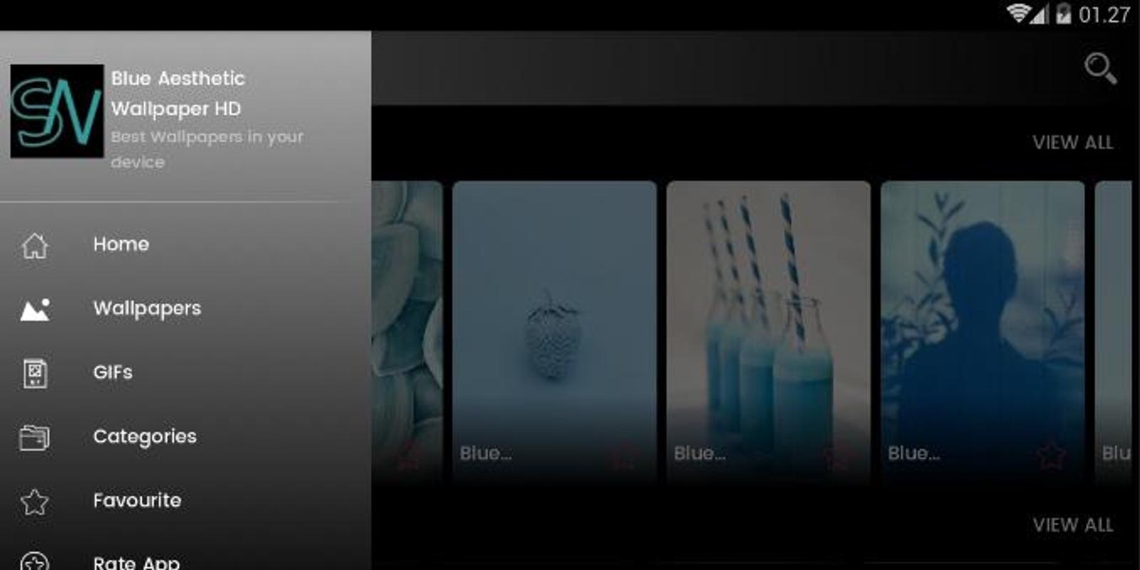 Biru Aesthetic Wallpaper HD For Android APK Download