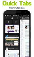 Fast Browser Android Tablet captura de pantalla 2