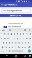 Google URL Shortener screenshot 1