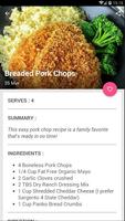 Breaded Pork Chops Recipe capture d'écran 3