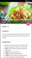 Burmese Noodle Salad Recipe capture d'écran 3