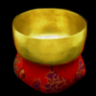 Boeddhistische klankschalen-icoon