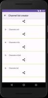IPTV Channel list maker capture d'écran 3