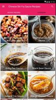 Recettes de sauce chinoise sautés Affiche