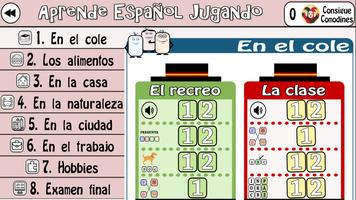 Aprende español jugando تصوير الشاشة 1