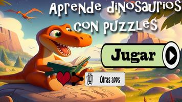Aprende Dinosaurios con Puzzle Poster