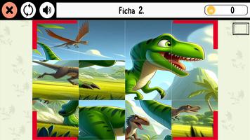 Aprende Dinosaurios con Puzzle captura de pantalla 3