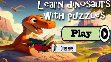 Learn Dinosaurs with Puzzle Affiche