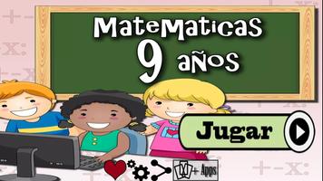 Matemáticas 9 años 포스터
