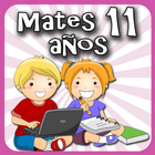 Matemáticas 11 años ไอคอน