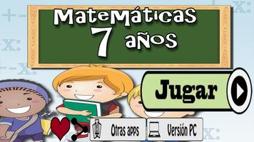 Matemáticas 7 años-poster