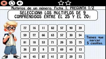 Matemáticas 12 años ảnh chụp màn hình 2