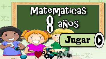 Matemáticas 8 años पोस्टर