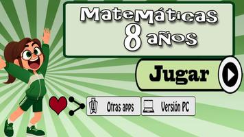 Matemáticas 8 años Poster